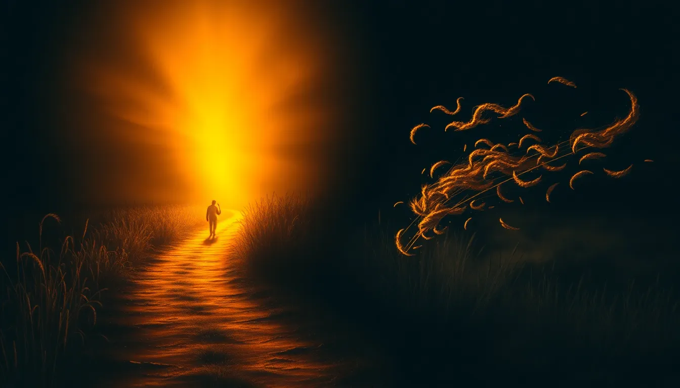 Arte devocional do Salmo 1 — o caminho do justo e a palha levada pelo vento