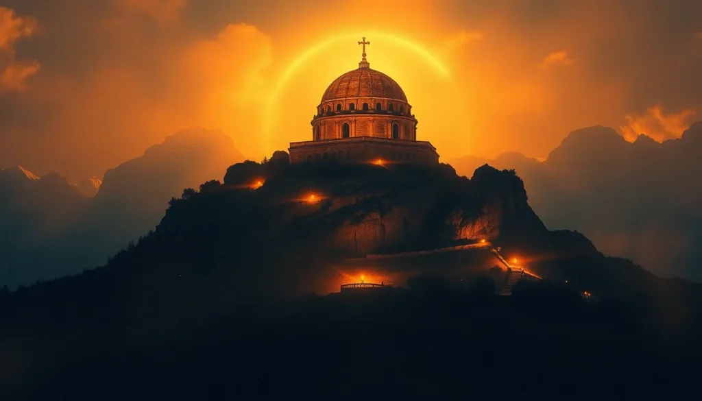Arte devocional do Salmo 125 — firmes como o monte Sião que não se abala