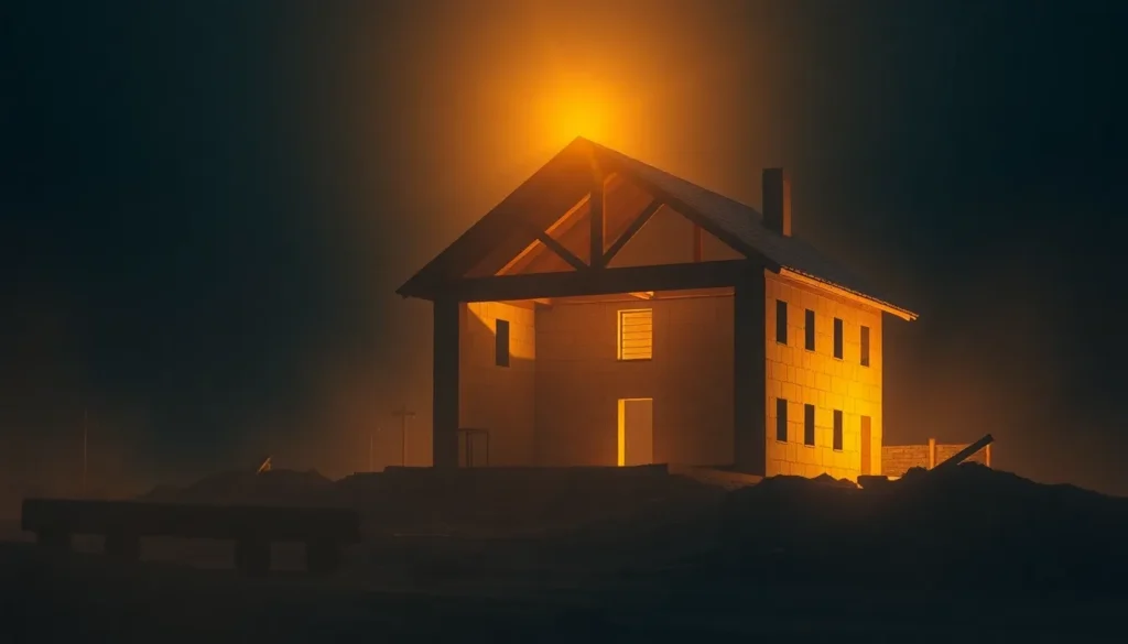 Arte devocional do Salmo 127 — se o Senhor não edificar a casa, em vão trabalham os construtores