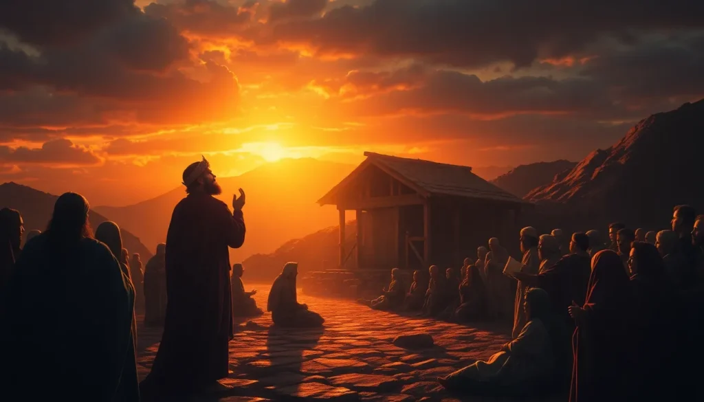 Arte devocional do Salmo 132 — Davi busca um lugar para a habitação de Deus