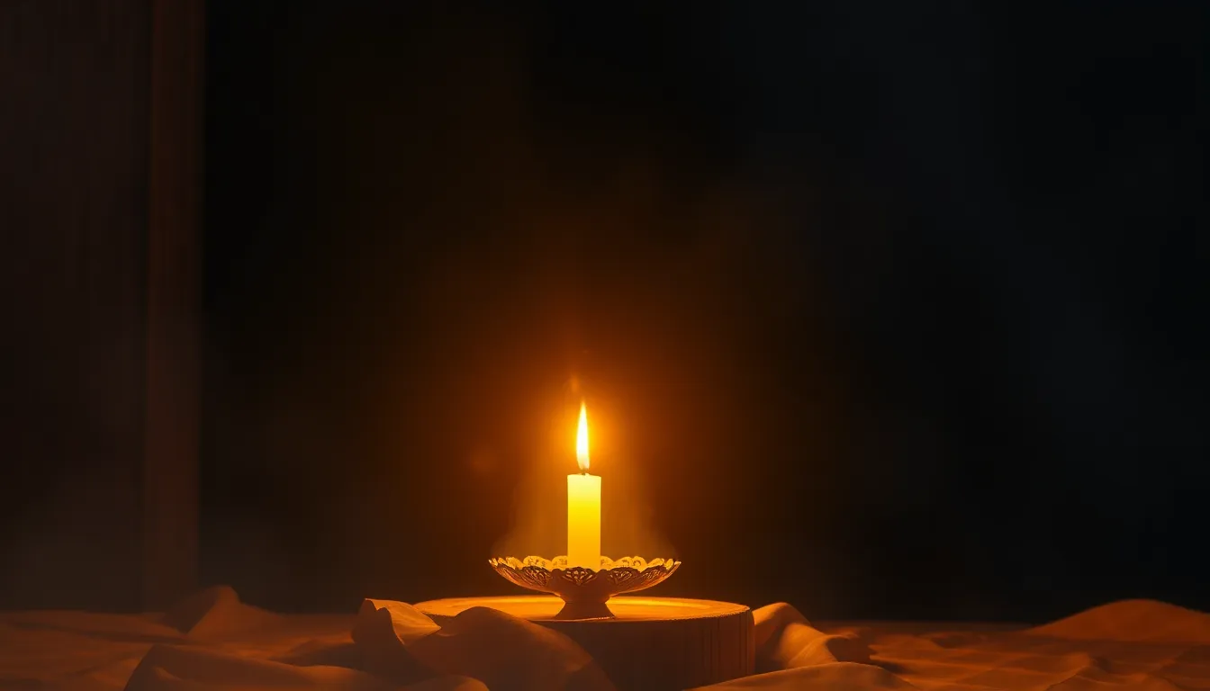 Arte devocional do Salmo 132 — a promessa fiel de Deus e a lâmpada preparada para o ungido