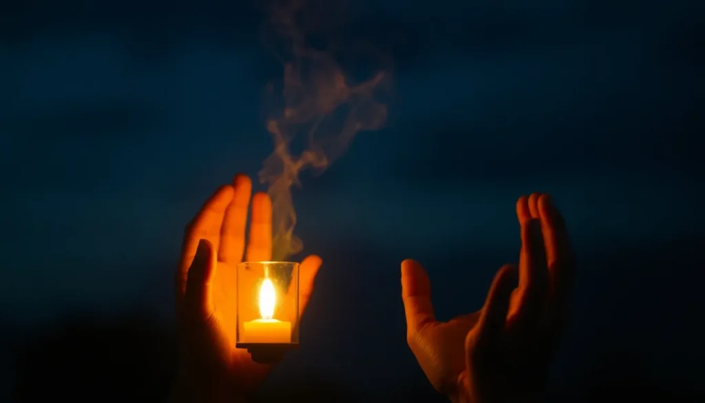 Arte devocional do Salmo 141 — a oração que sobe como incenso ao anoitecer
