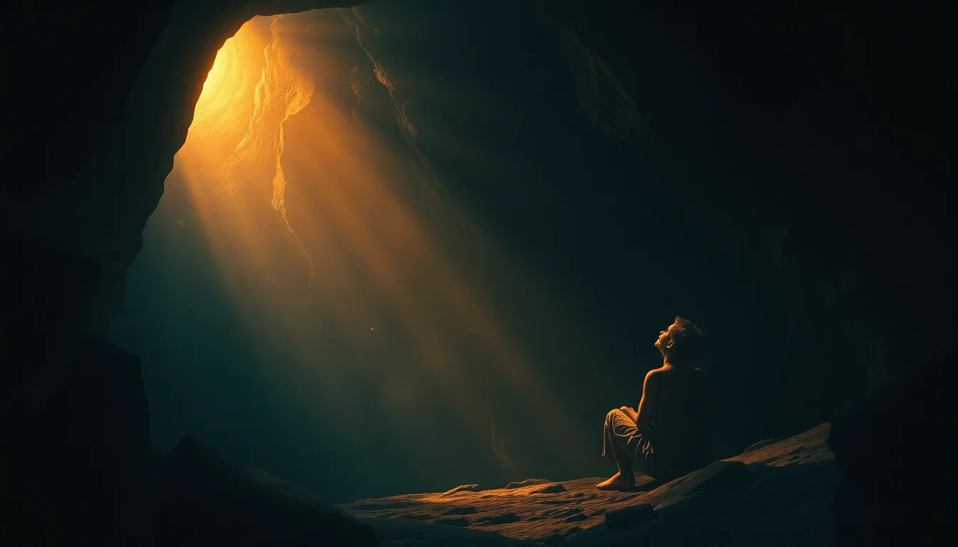 Arte devocional do Salmo 142 — o clamor solitário a Deus na caverna escura