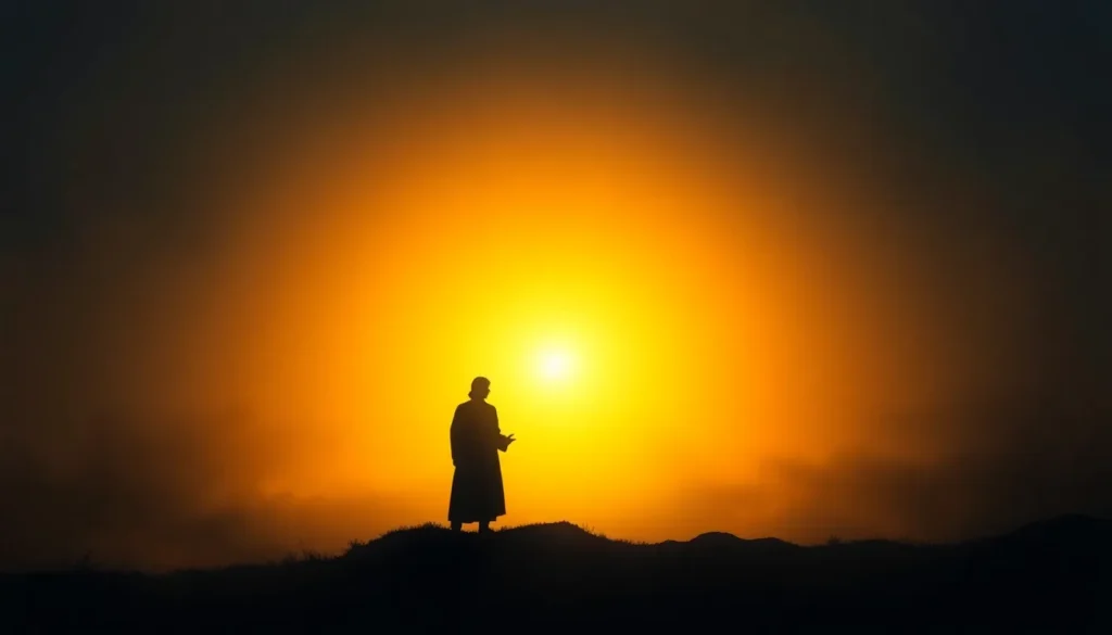 Arte devocional do Salmo 3 — Deus como escudo e refúgio ao amanhecer