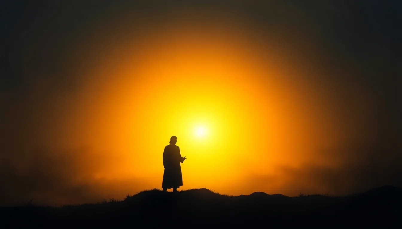 Arte devocional do Salmo 3 — Deus como escudo e refúgio ao amanhecer