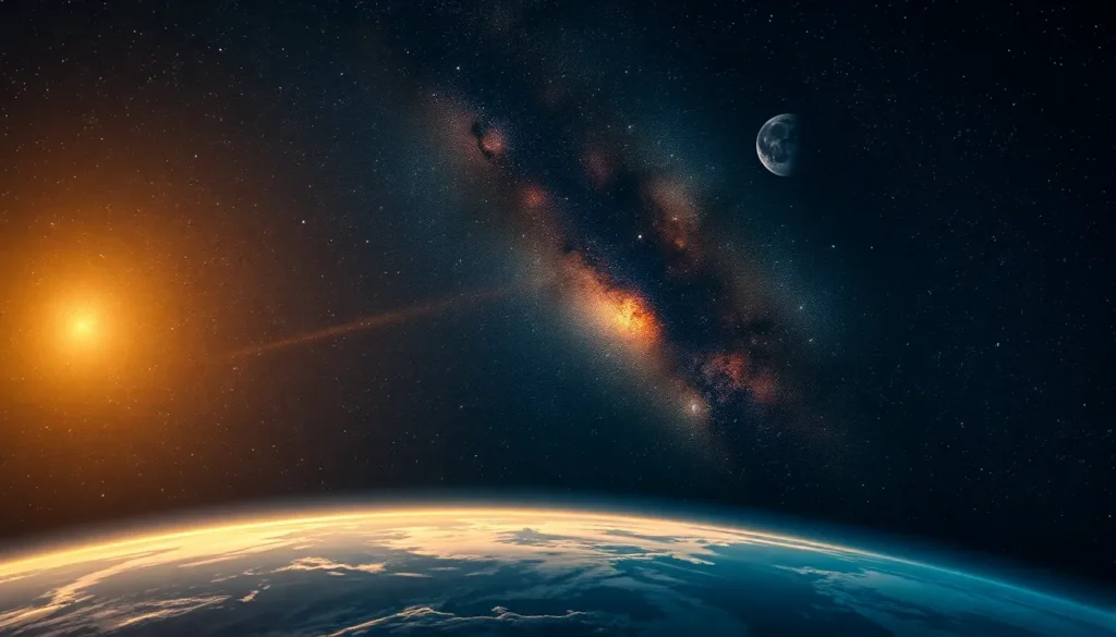 Arte devocional do Salmo 8 — a glória de Deus no céu estrelado