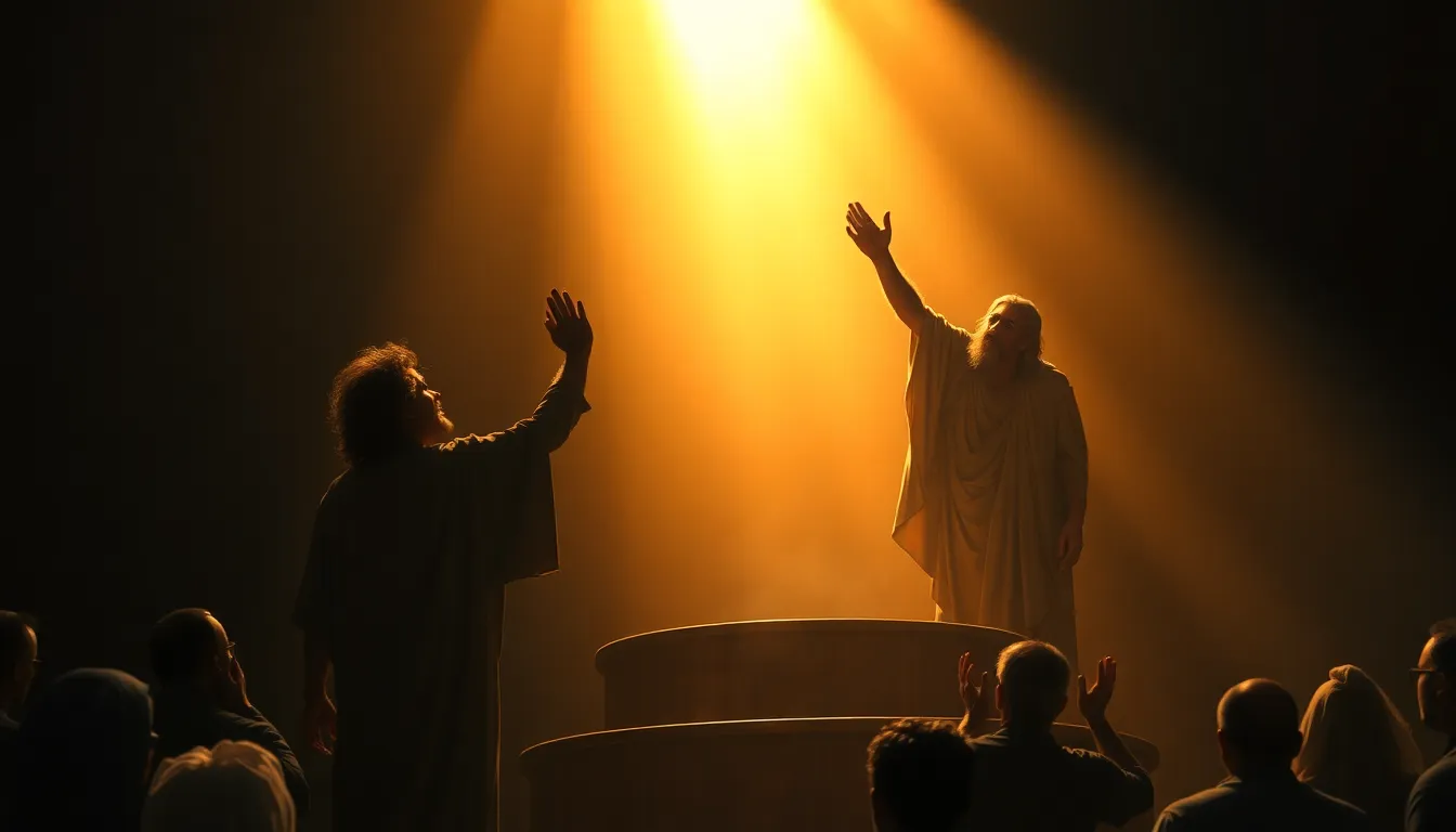 Arte devocional do Salmo 75 — Deus, o Juiz, exalta a um e abate a outro
