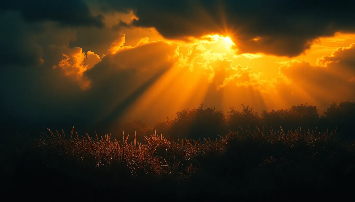 Arte devocional do Salmo 97 — a luz semeada para o justo e a alegria dos retos